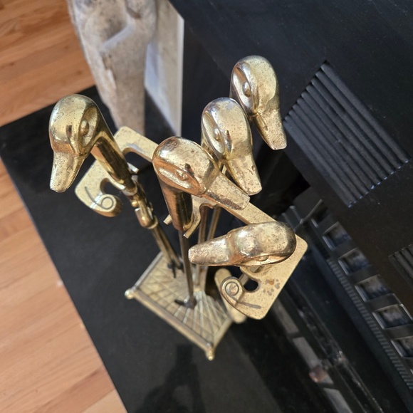 Duckhead fireplace set - Picture 4 of 7